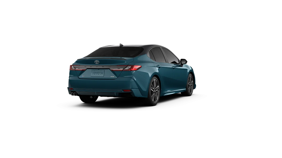 New 2027 Ocean Gem with Midnight Black Metallic roof Toyota XSE image 9