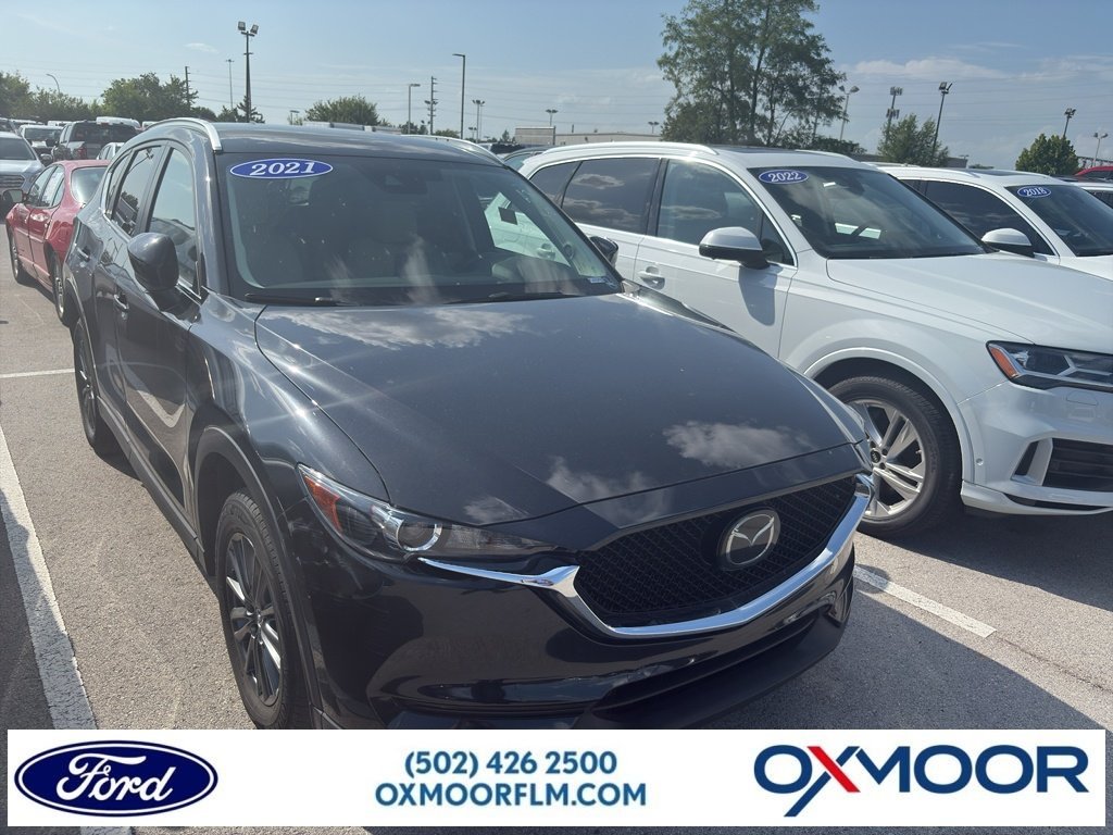 Used 2021 Jet Black Mica Mazda Touring image 1