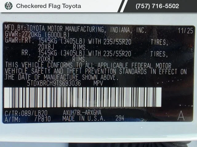 Used 2026 Wind Chill Pearl Toyota Limited image 20