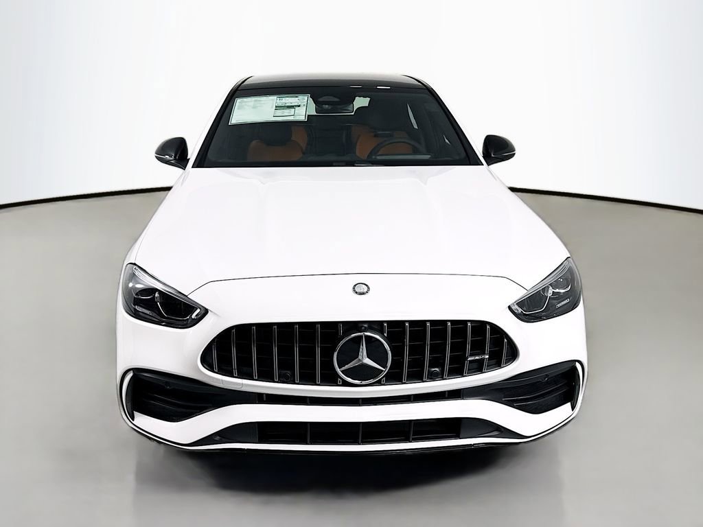 New 2026 Polar White Mercedes-Benz AMG® C 43 4MATIC® Sedan image 39