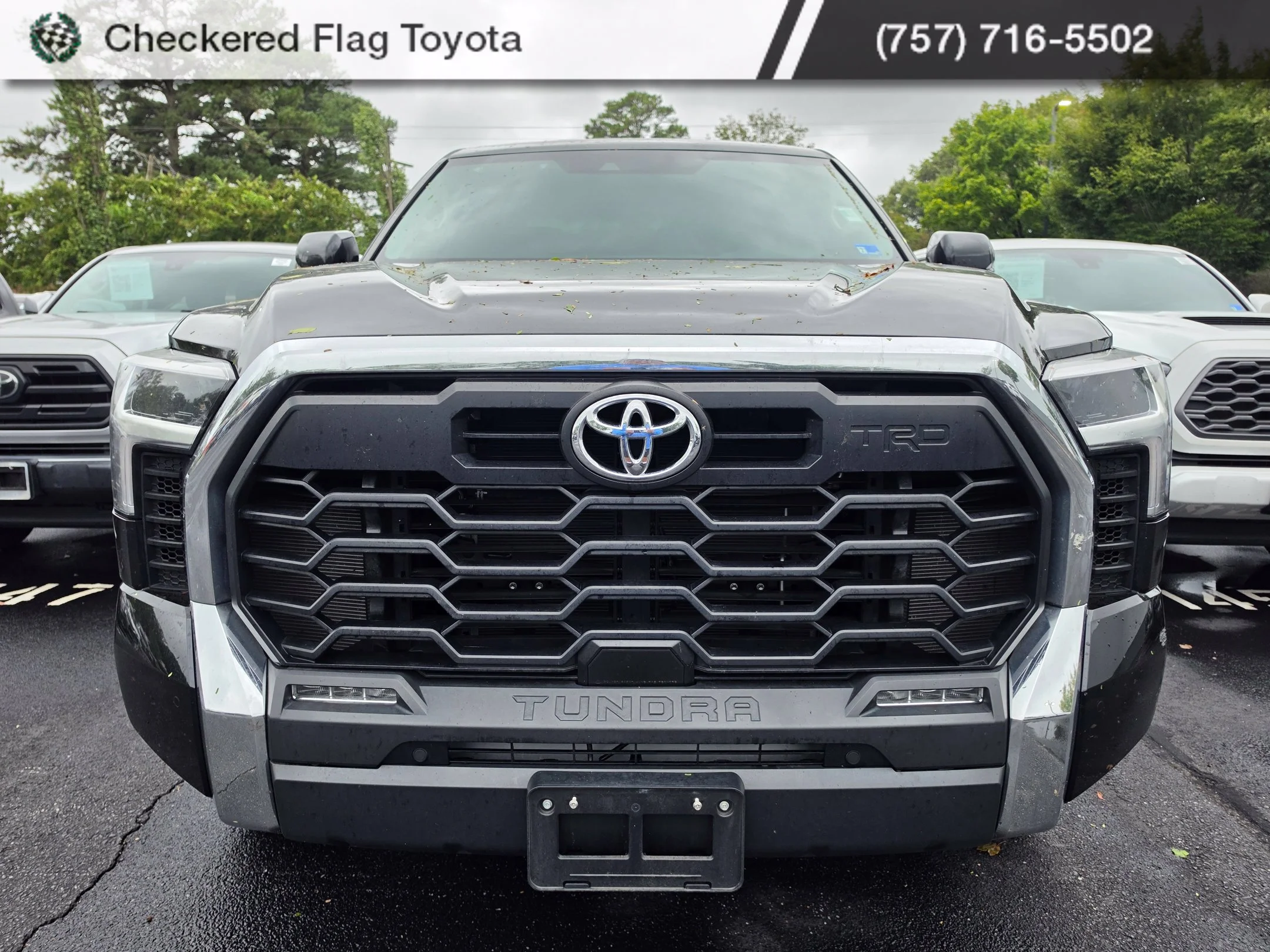 Used 2024 Midnight Black Metallic Toyota SR5 image 2