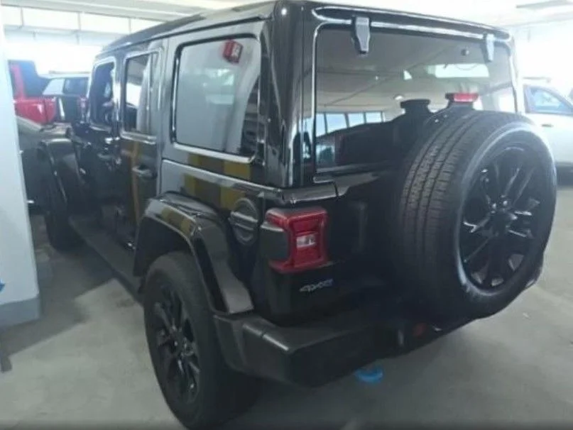 Used 2023 Black Jeep Sahara 4xe image 4