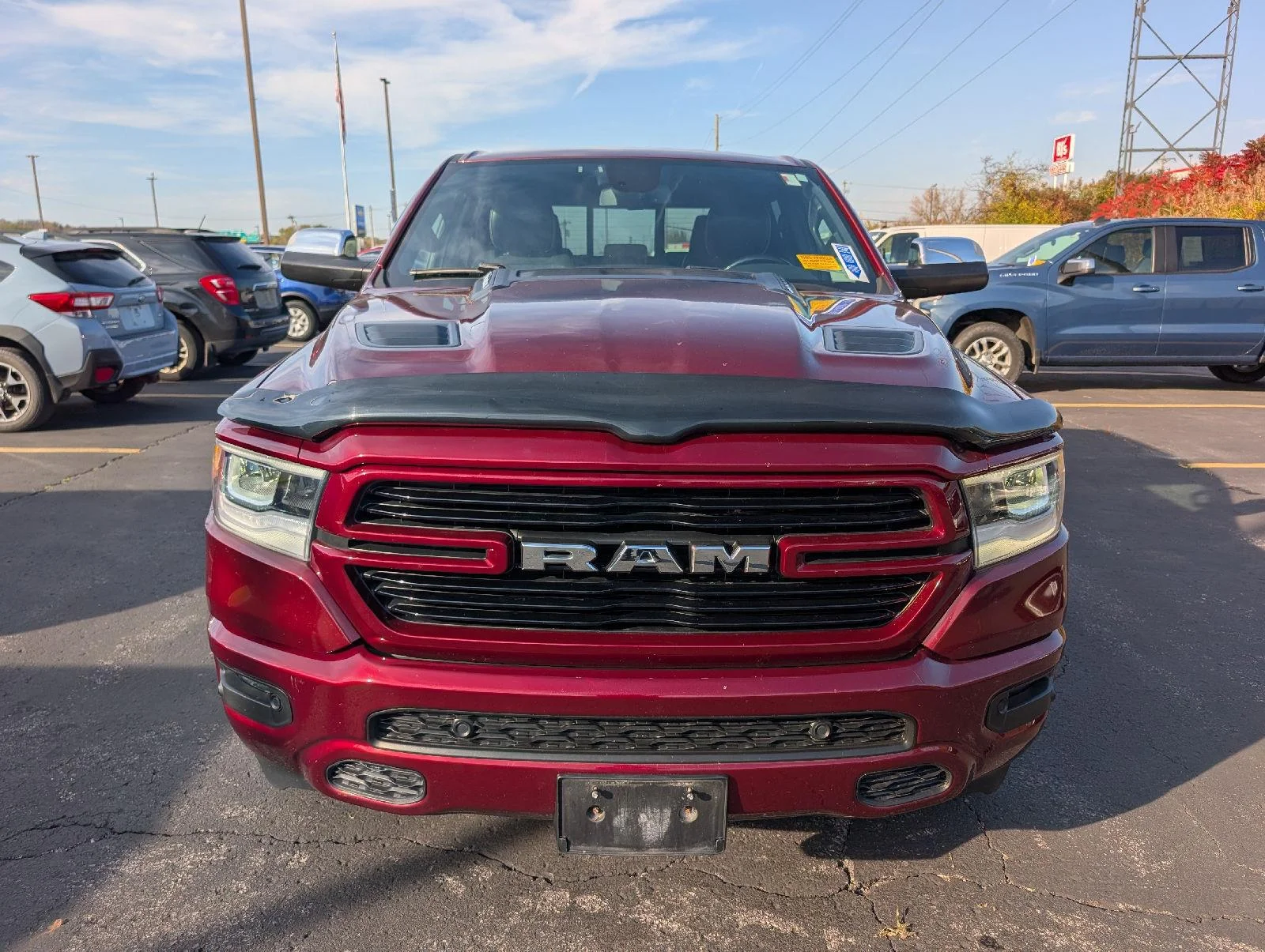 Used 2019 Delmonico Red Pearlcoat Ram Laramie image 2