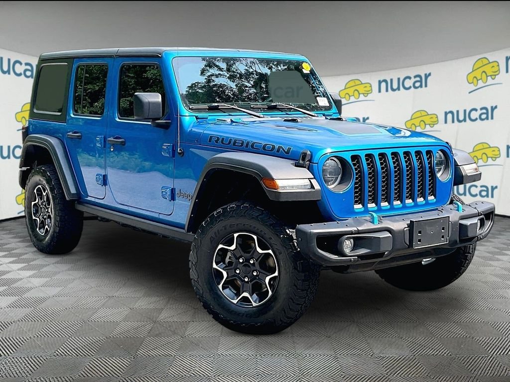 Used 2023 Blue Jeep Rubicon 4xe image 1