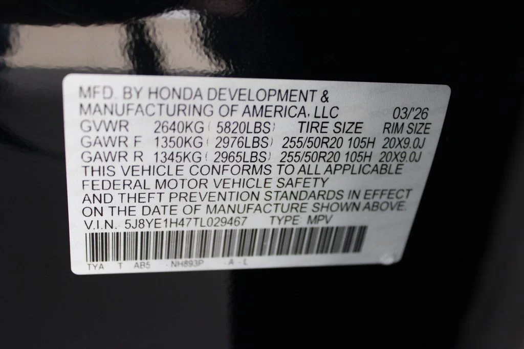 New 2026 Majestic Black Pearl Acura Technology Package image 31