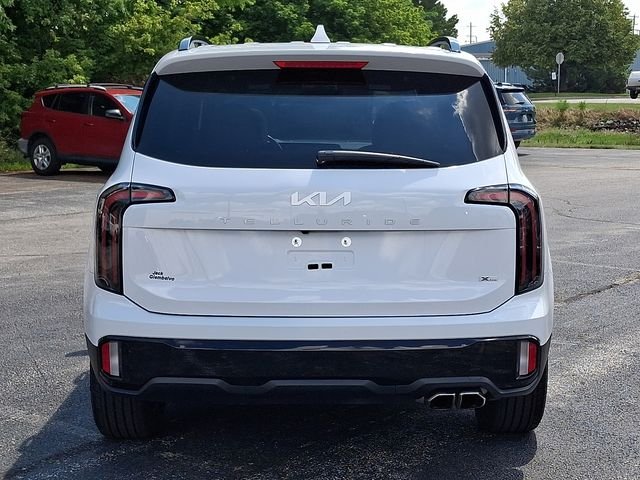 Used 2024 White Kia EX X-Line AWD image 3