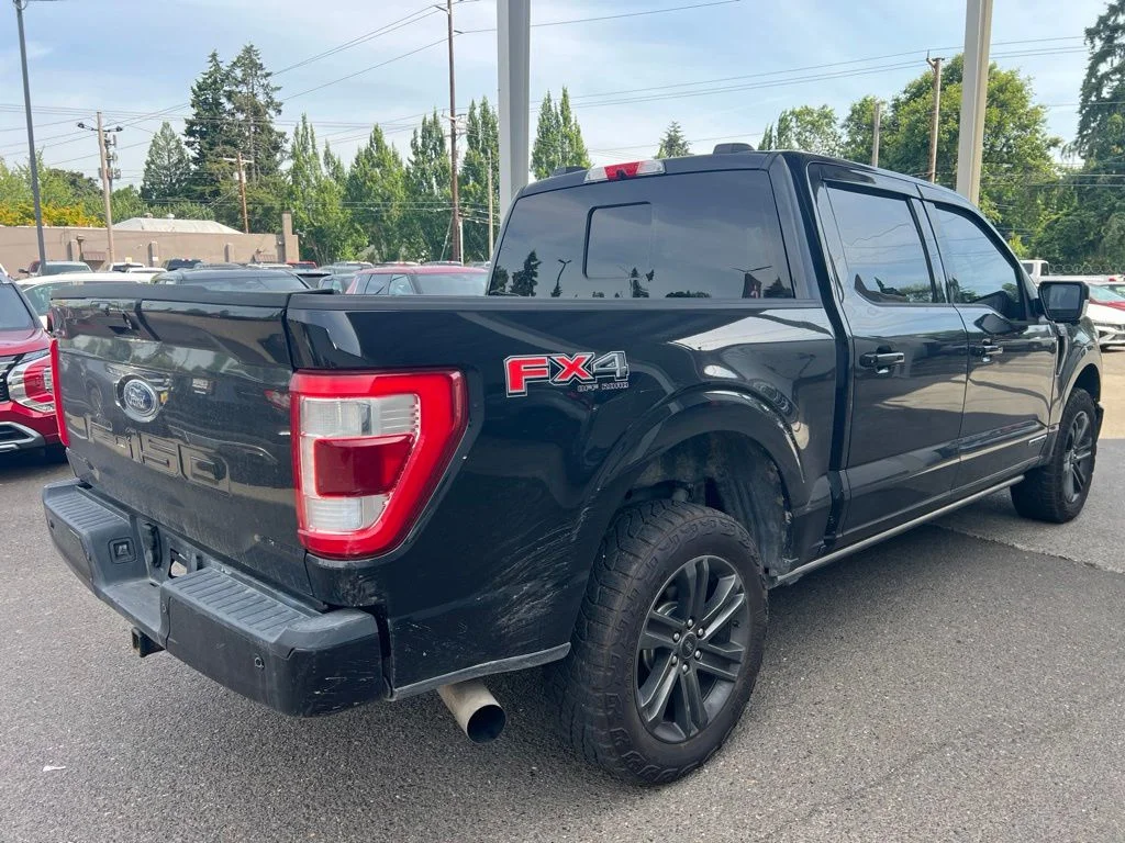 Used 2021 Black Ford Lariat image 4
