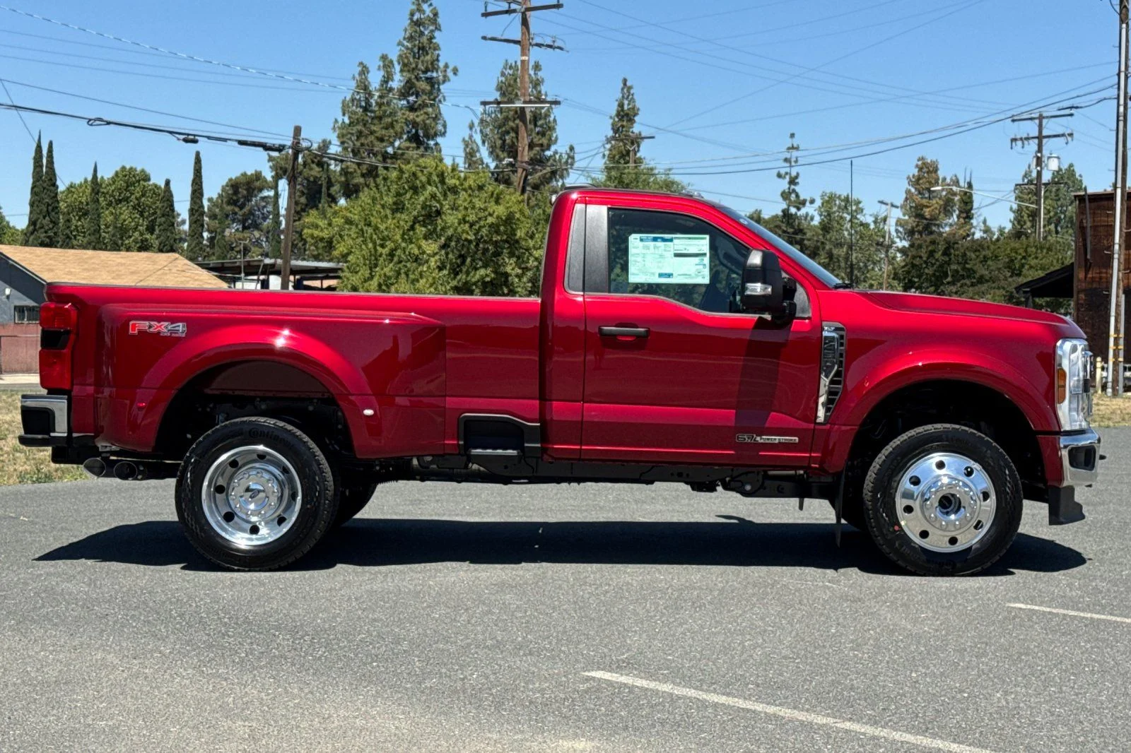 New 2026 Ruby Red Metallic Tinted Clearcoat Ford F-450® XLT image 3