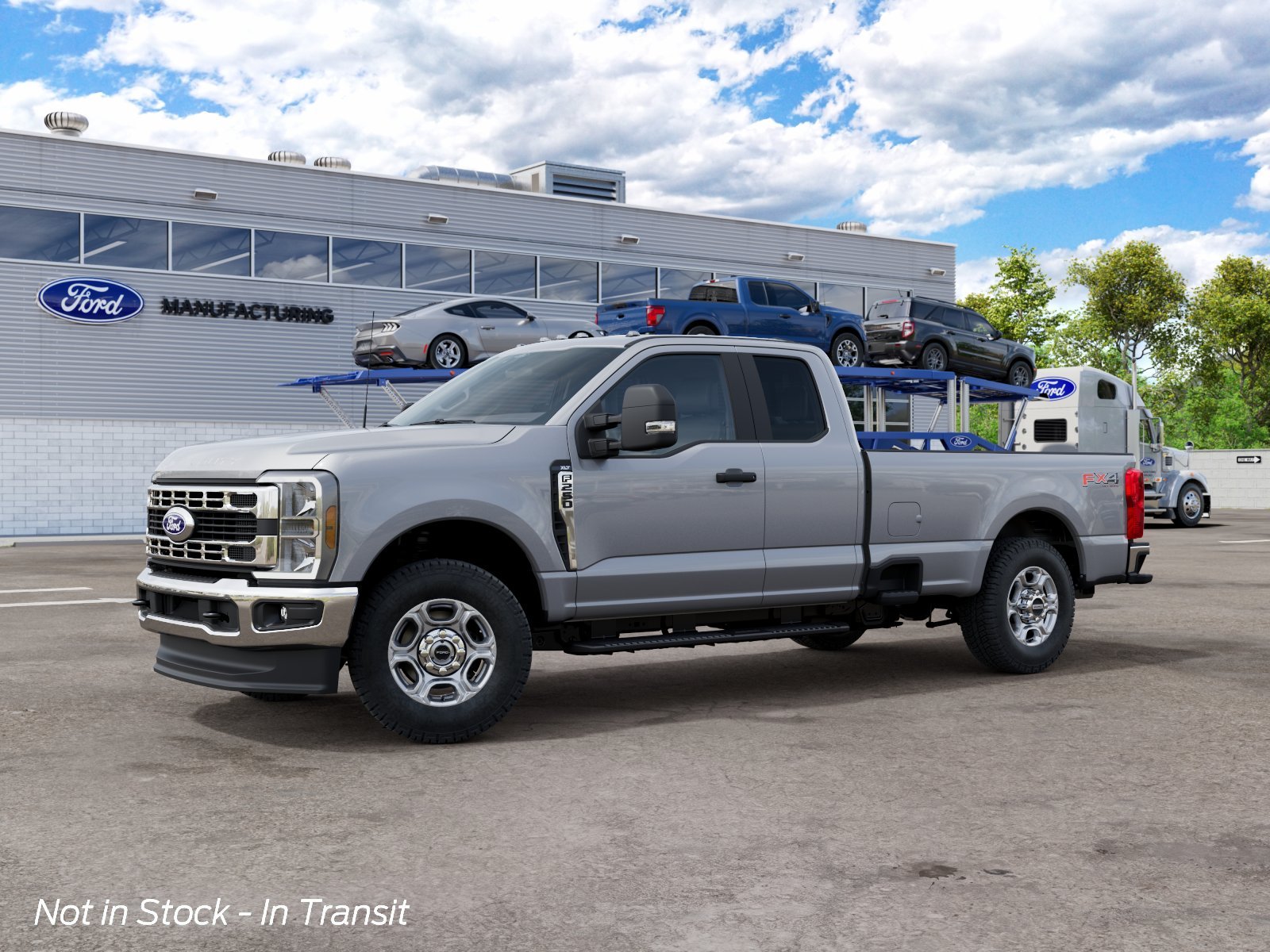 New 2027 Iconic Silver Metallic Ford XLT image 2