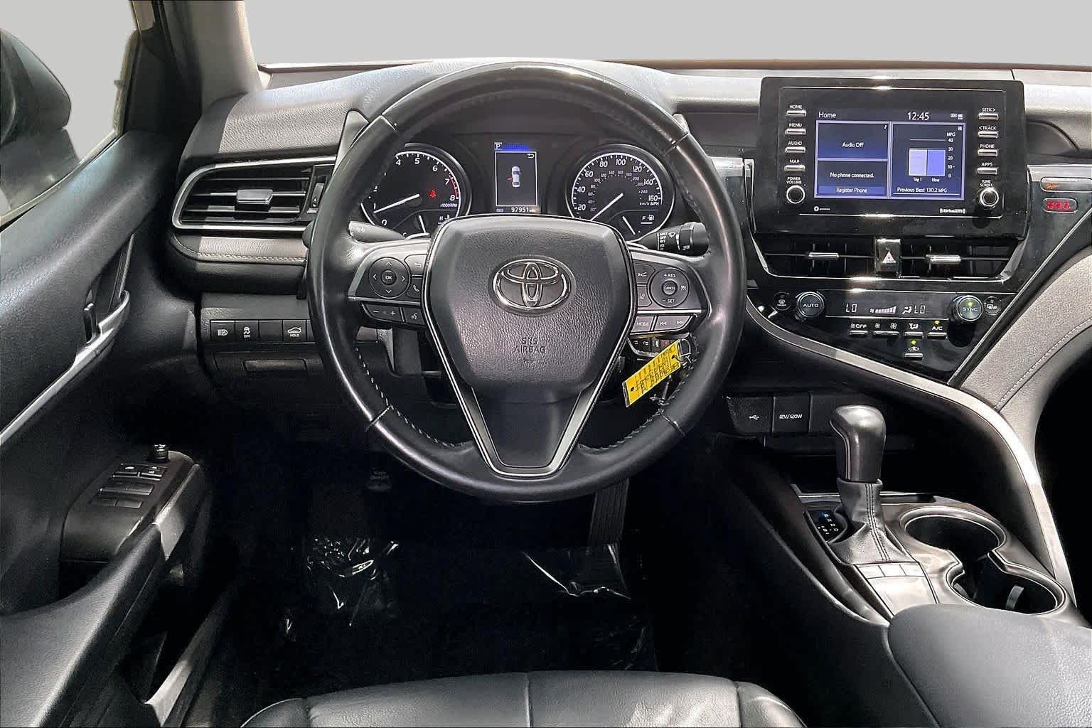 Used 2023 Midnight Black Metallic Toyota SE image 6