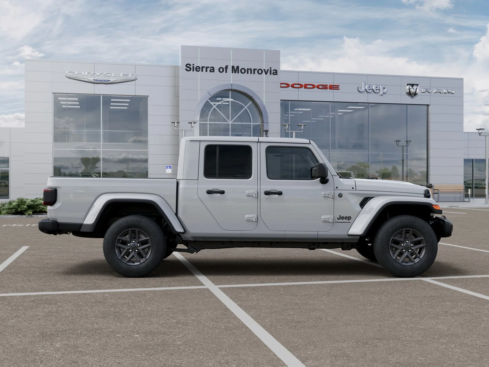 New 2026 Bright White Clear-Coat Exterior Paint Jeep Sport S image 47