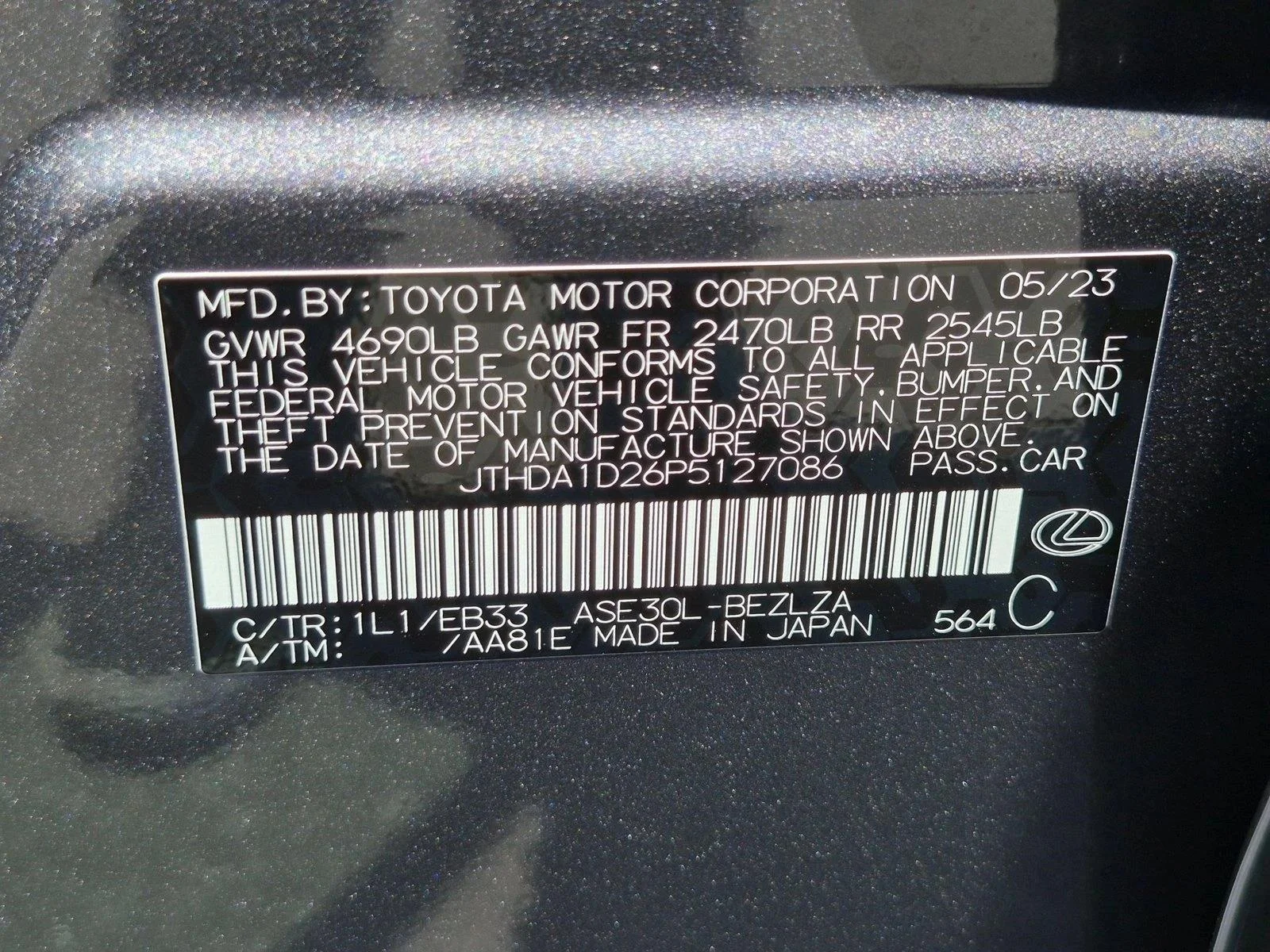 Certified Used 2023 Cloudburst Gray Lexus IS 300 image 23