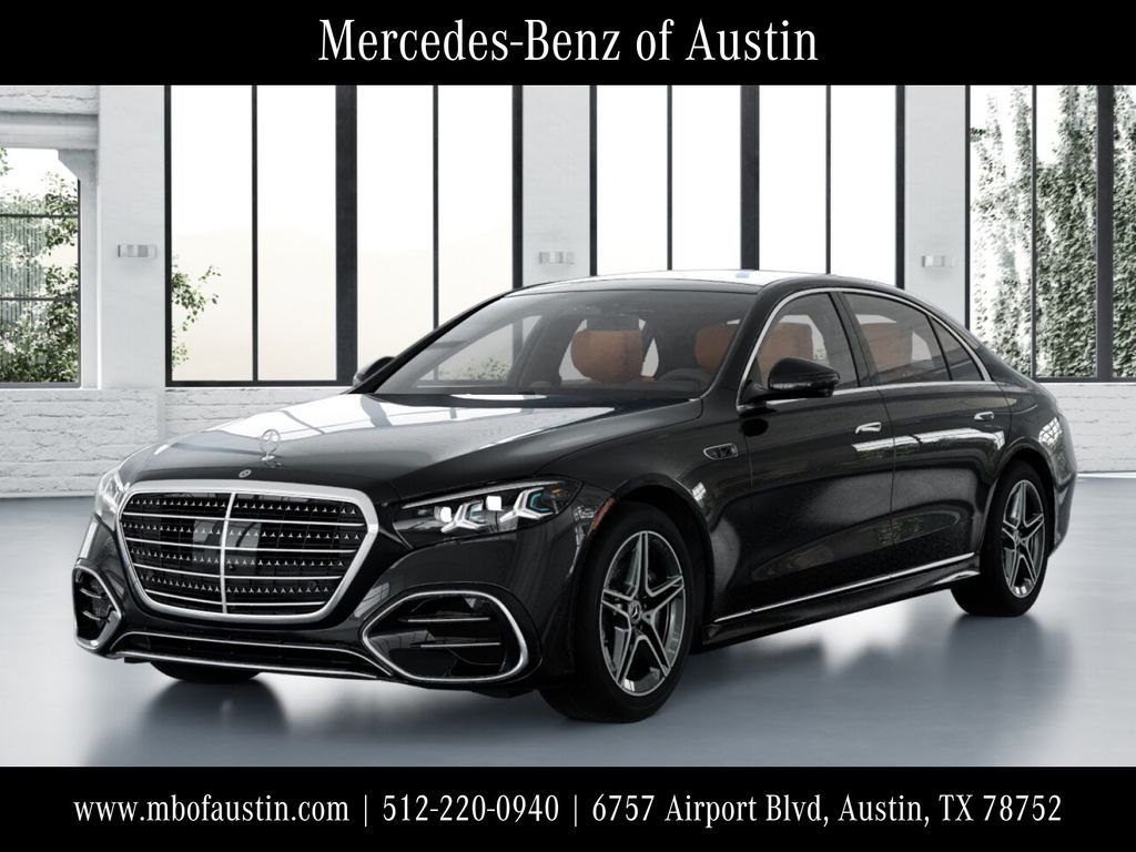New 2027 Obsidian Black Metallic Mercedes-Benz S 580e image 1