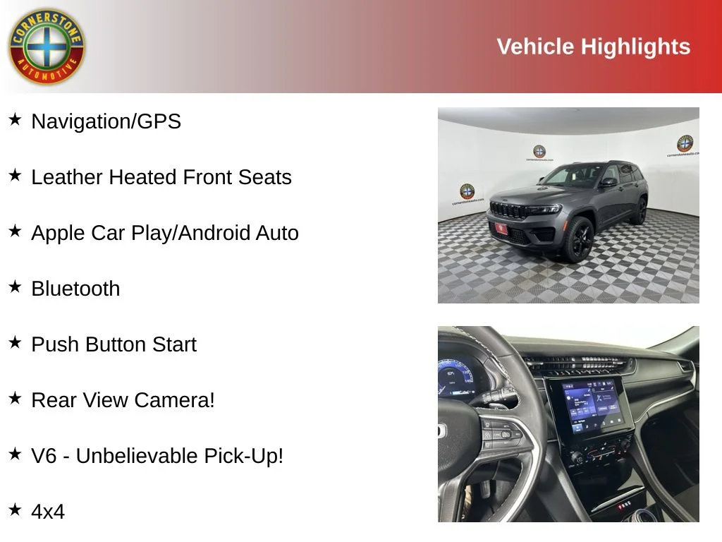 Used 2024 Jeep Grand Cherokee Altitude with VIN 1C4RJHAG6RC104499 for sale in Elk River, Minnesota