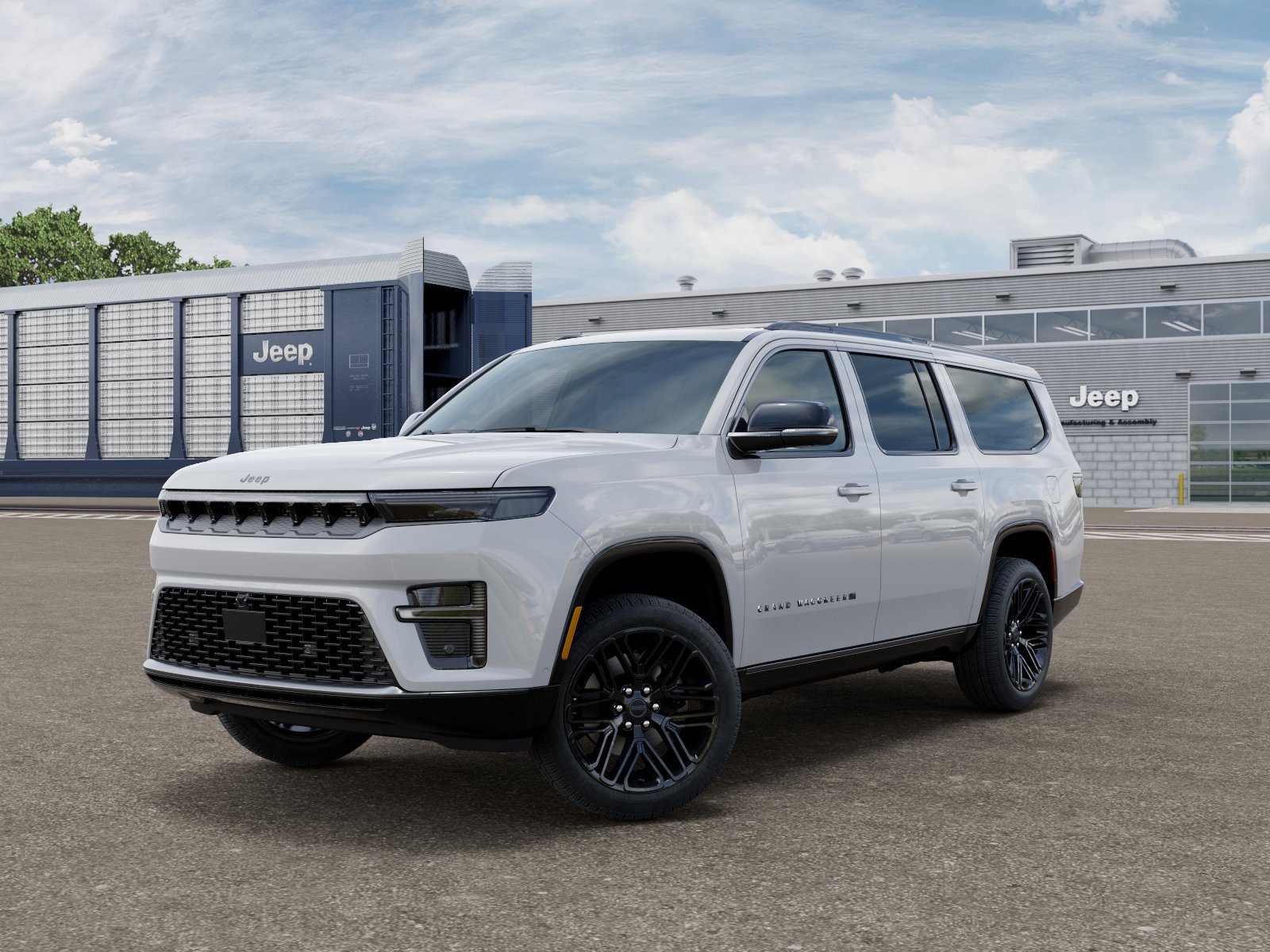 New 2026 Bright White Clear-Coat Exterior Paint Jeep Grand Wagoneer image 1