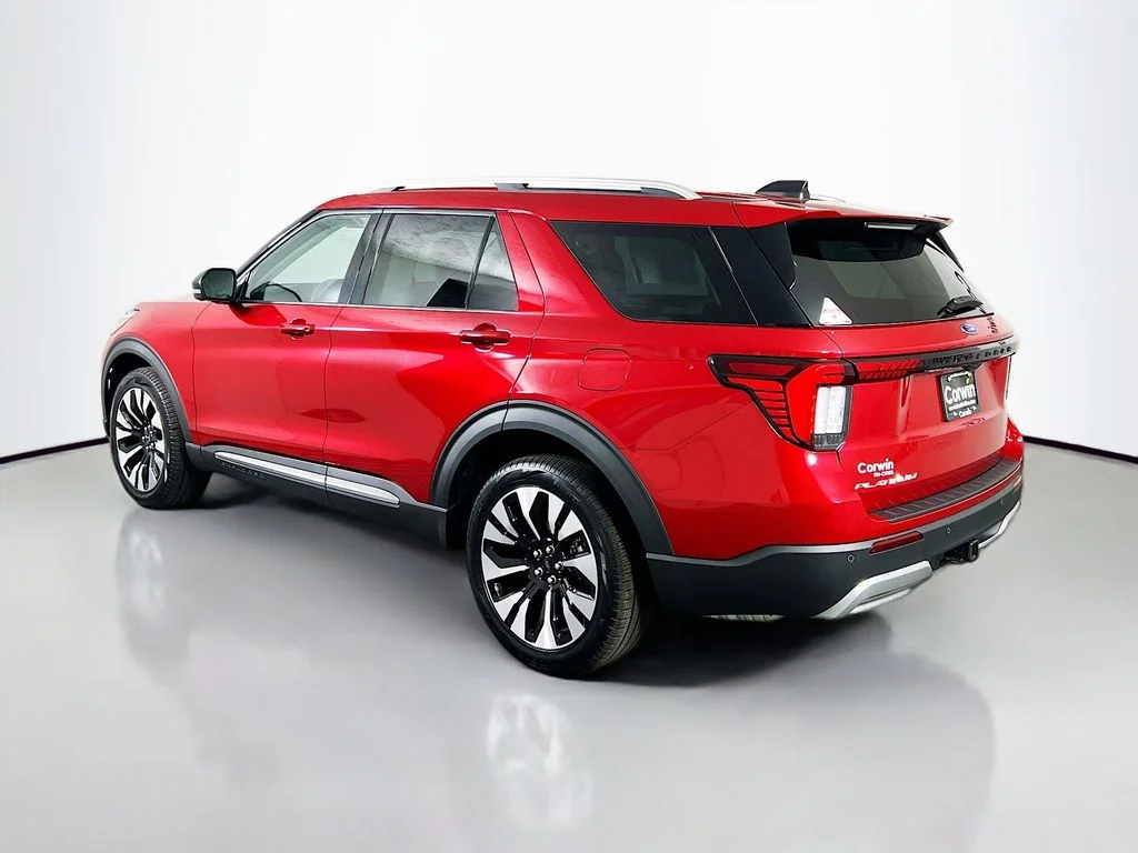 New 2026 Rapid Red Metallic Tinted Clearcoat Ford Platinum image 11