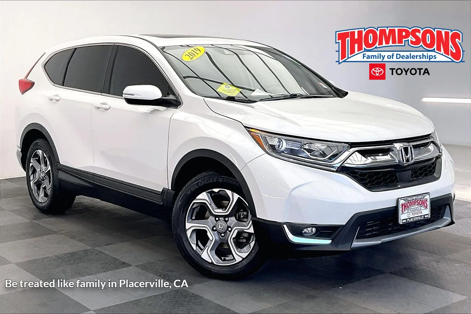 Used 2019 Platinum White Pearl Honda EX image 1
