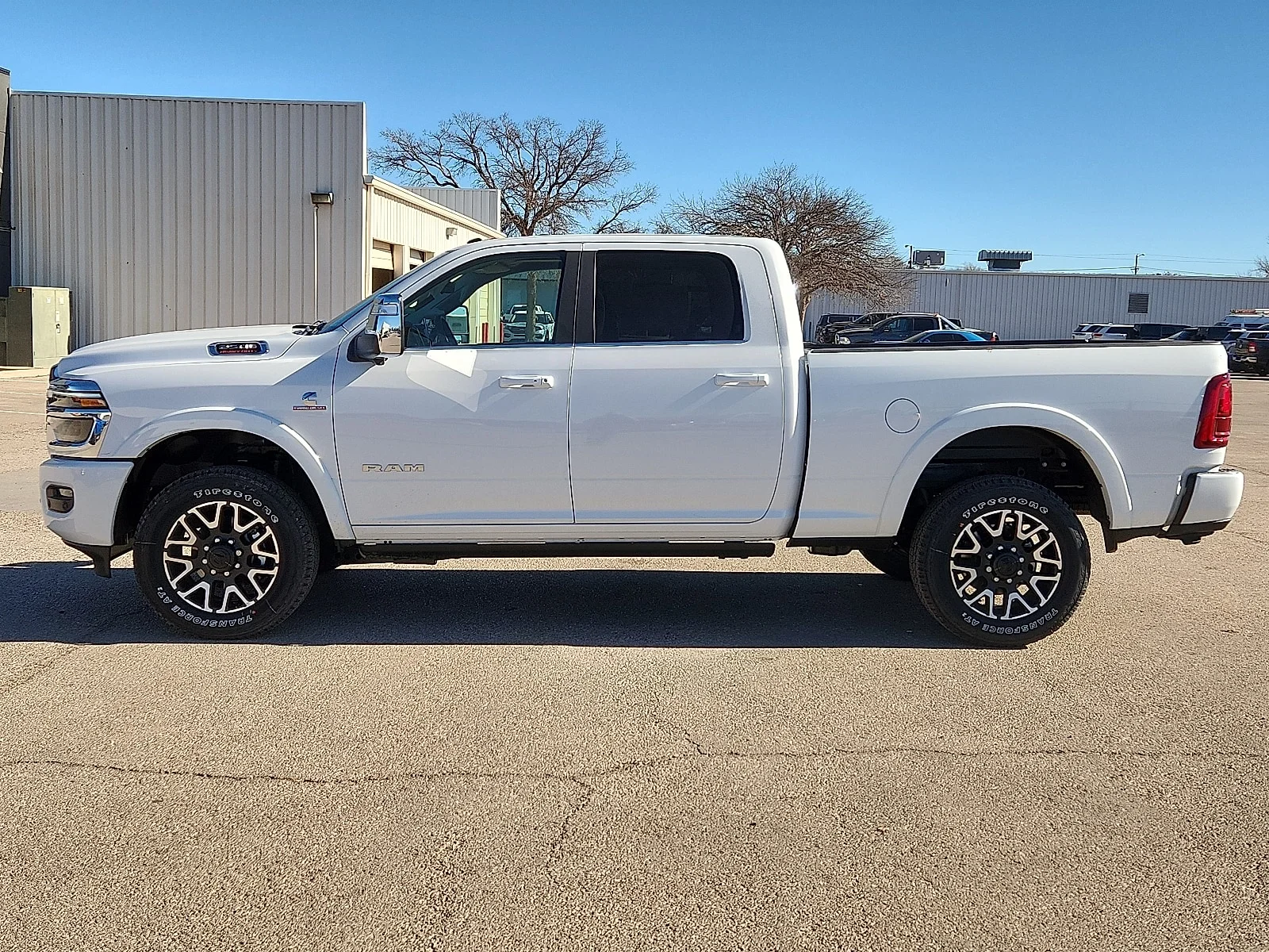 New 2026 Bright White Clear-Coat  Paint Ram LIMITED LONGHORN CREW CAB 4X4 6