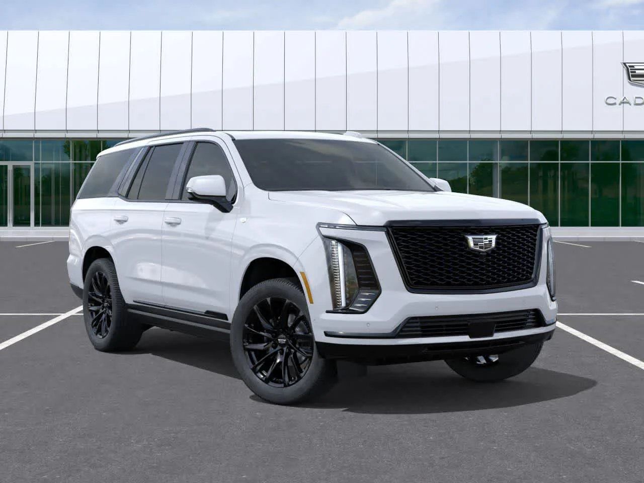New 2027 Vibrant White Tricoat Cadillac Sport image 7
