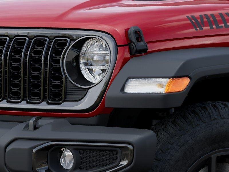 New 2026 Firecracker Red Clear-Coat Exterior Paint Jeep WRANGLER 4-DOOR WILLYS image 10