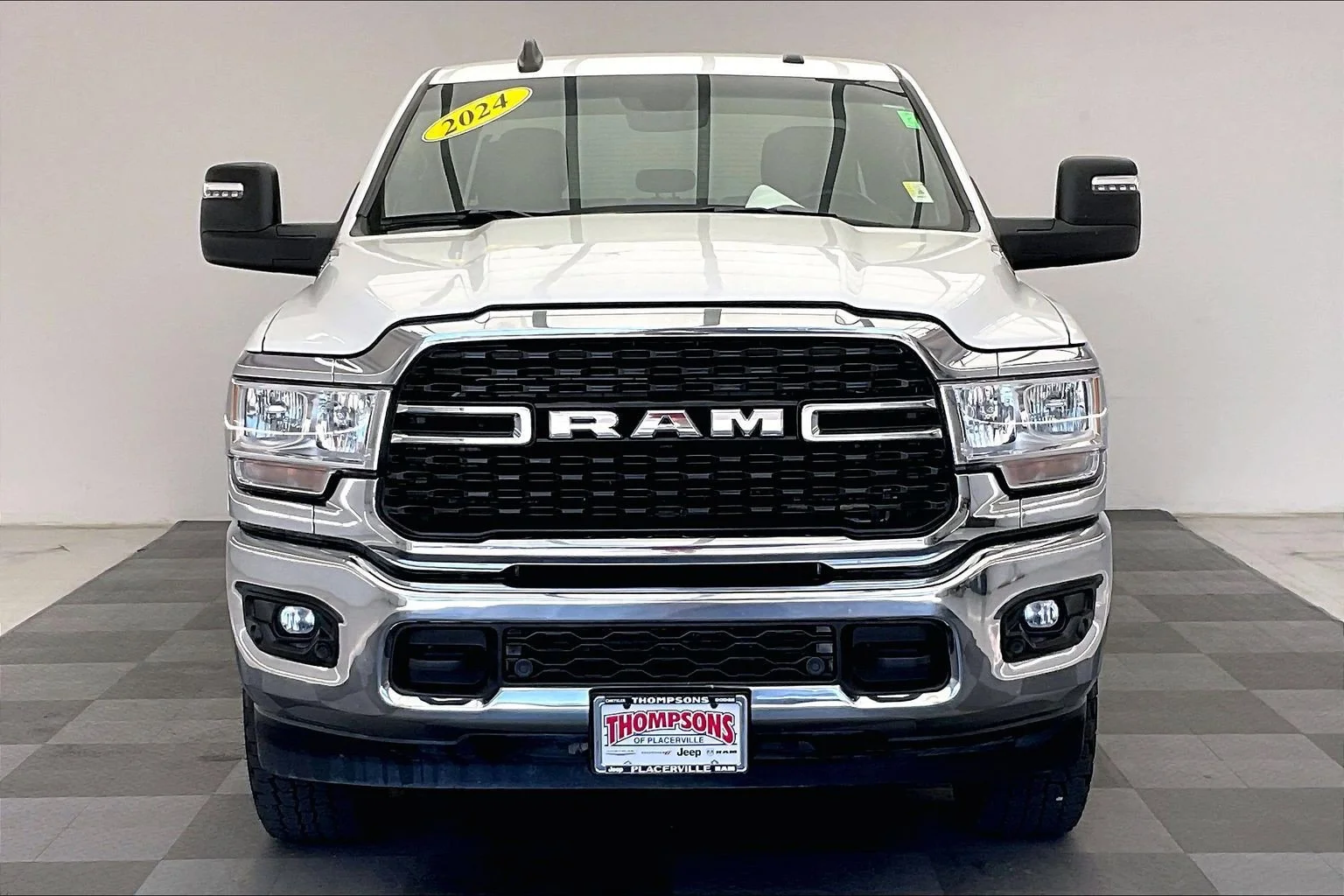 Used 2024 Bright White Clearcoat Ram Big Horn image 2