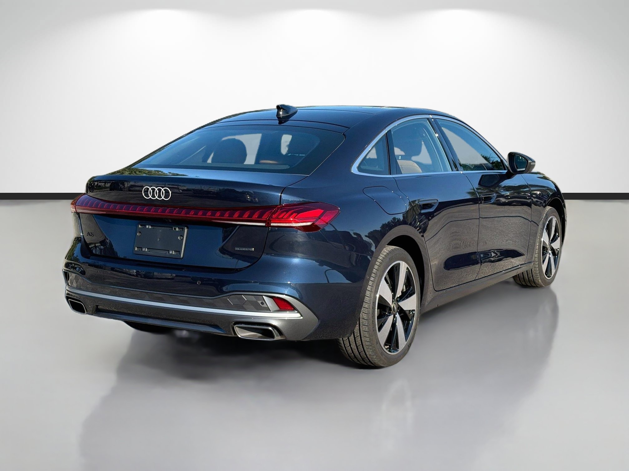 Certified Used 2025 Blue Metallic Audi Premium image 3