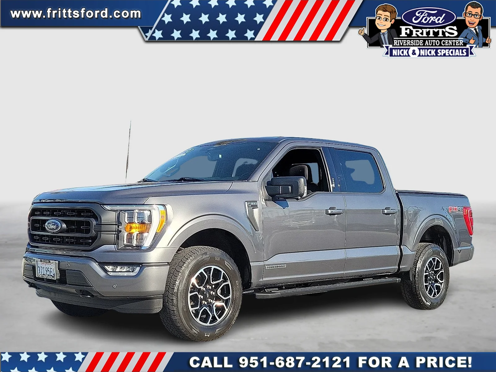 Certified Used 2023 Gray Metallic Ford XLT image 1