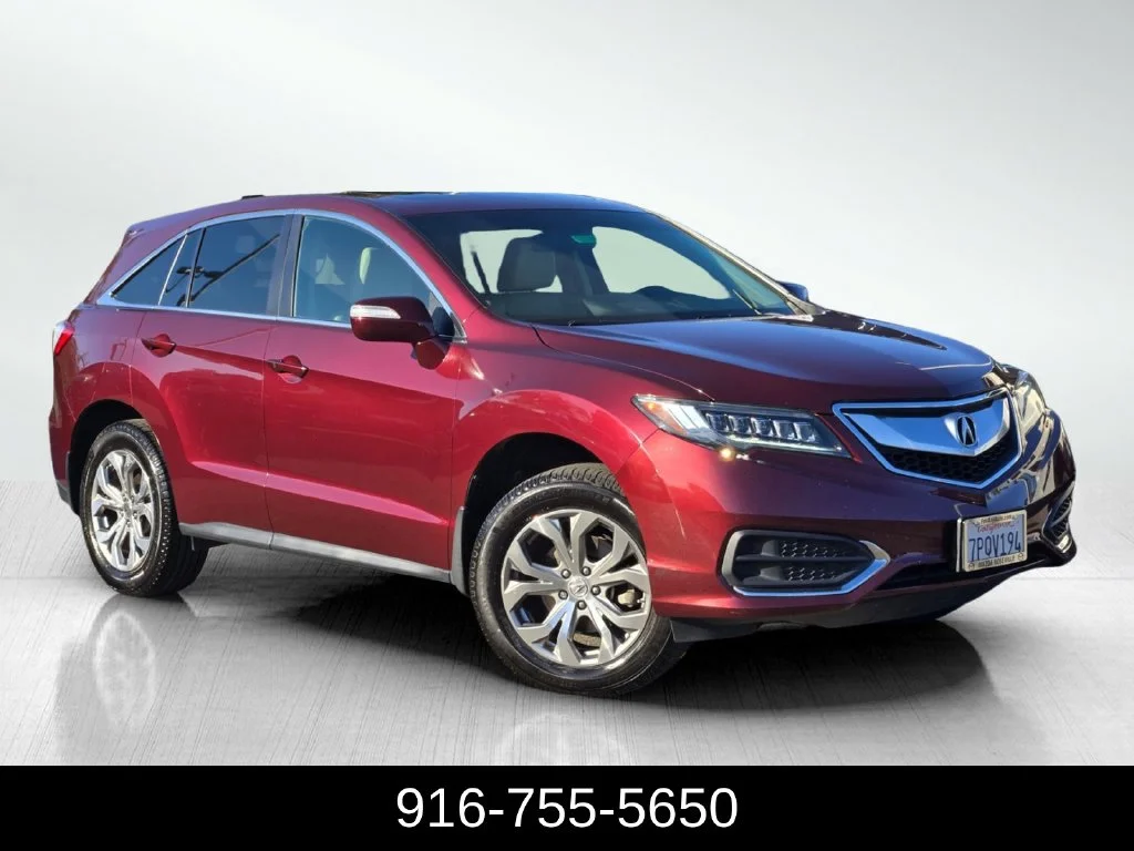 Used 2017 Basque Red Pearl II Acura Technology Package image 1