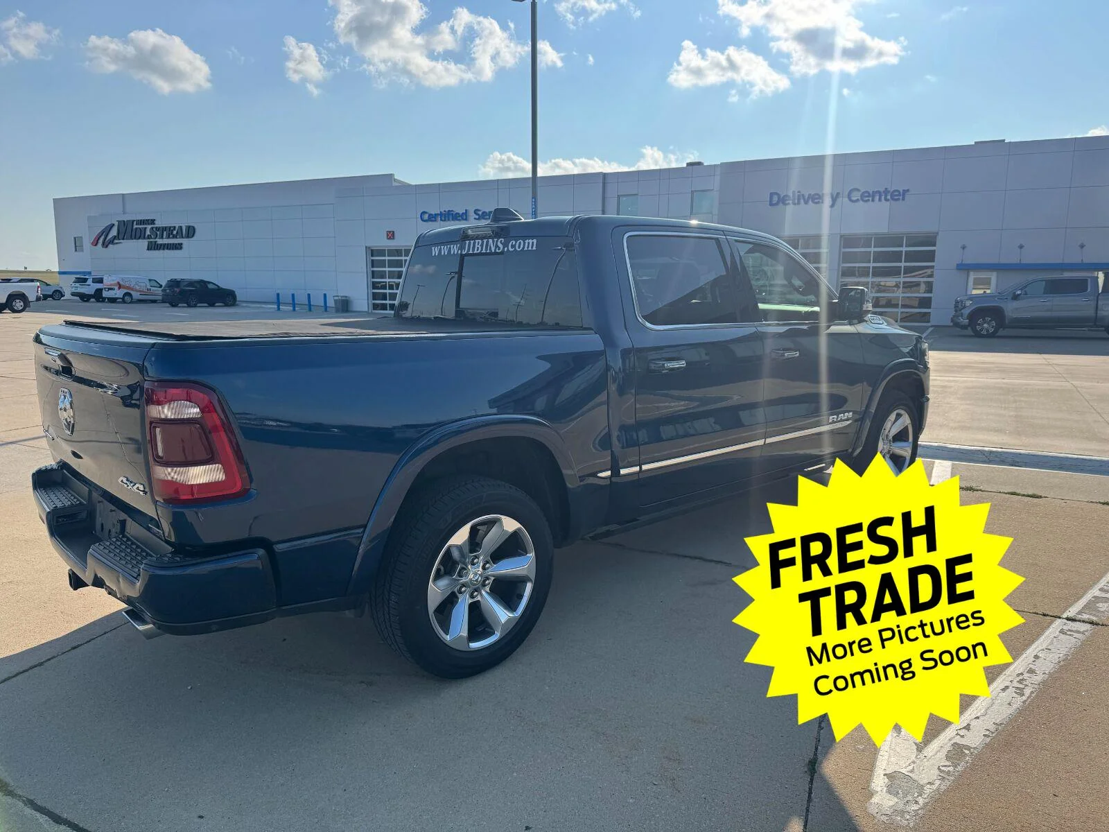 Used 2021 Patriot Blue Pearlcoat Ram Limited image 5