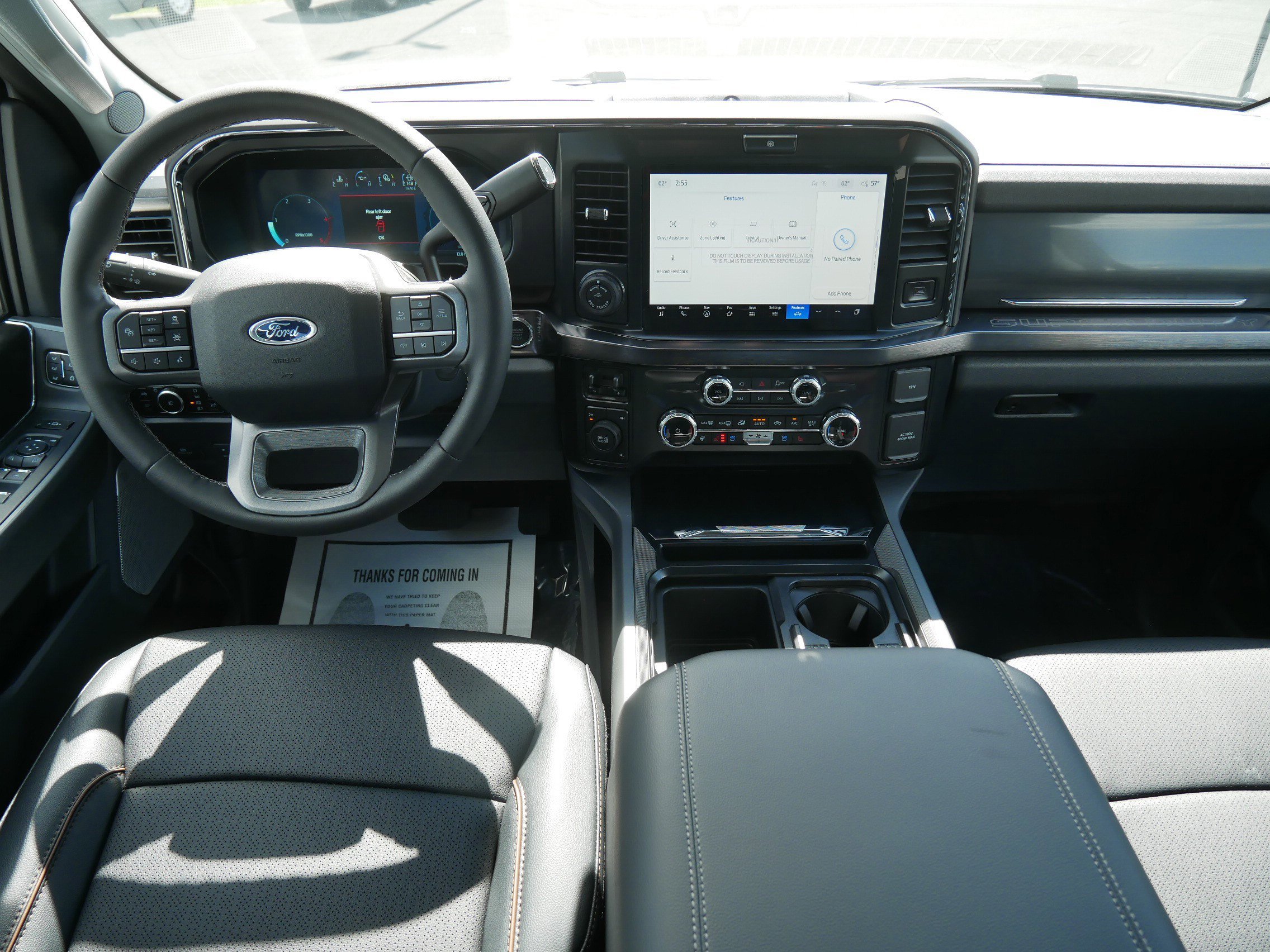 New 2026 Star White Metallic Tri-Coat Ford F-350® Lariat® image 10