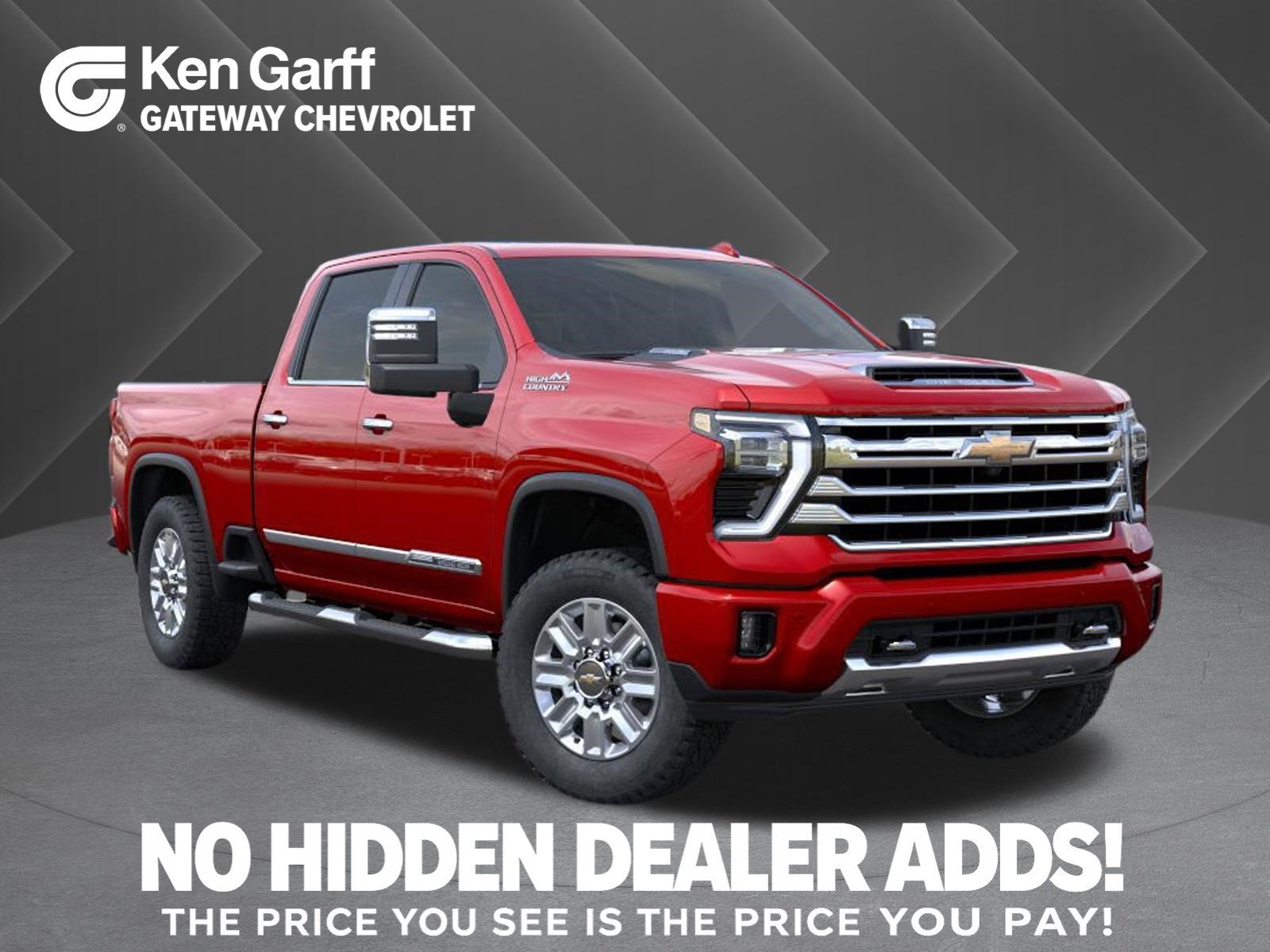 New 2026 Radiant Red Tintcoat Chevrolet High Country image 1