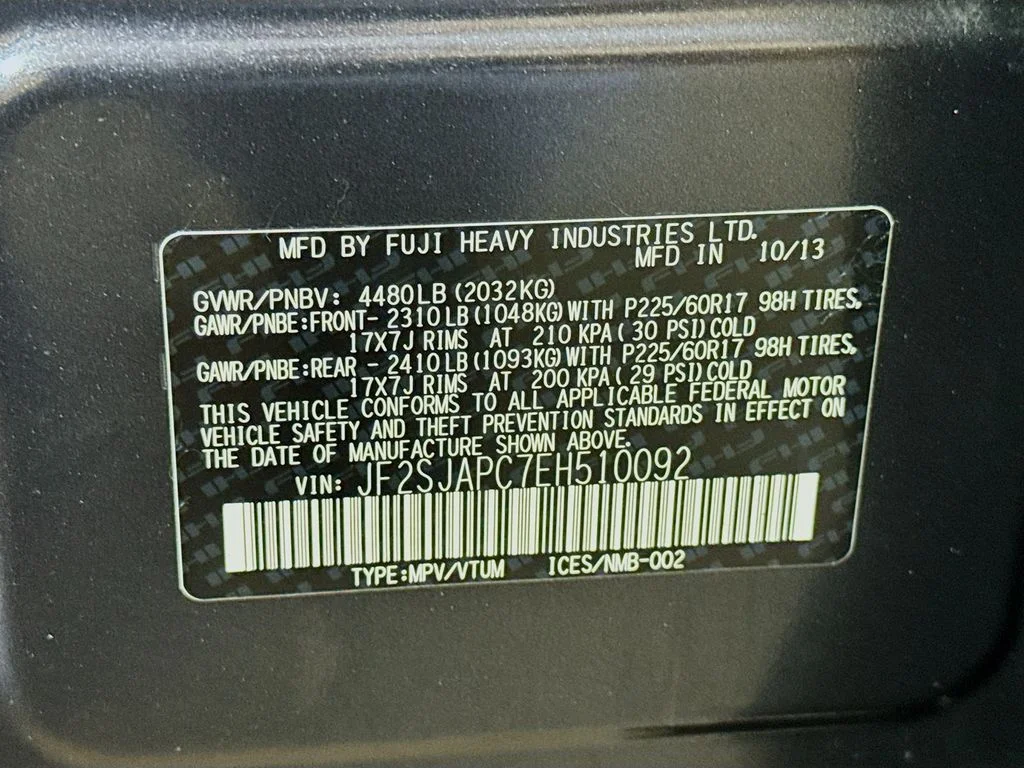 Used 2014 Gray Subaru 2.5i Touring image 41