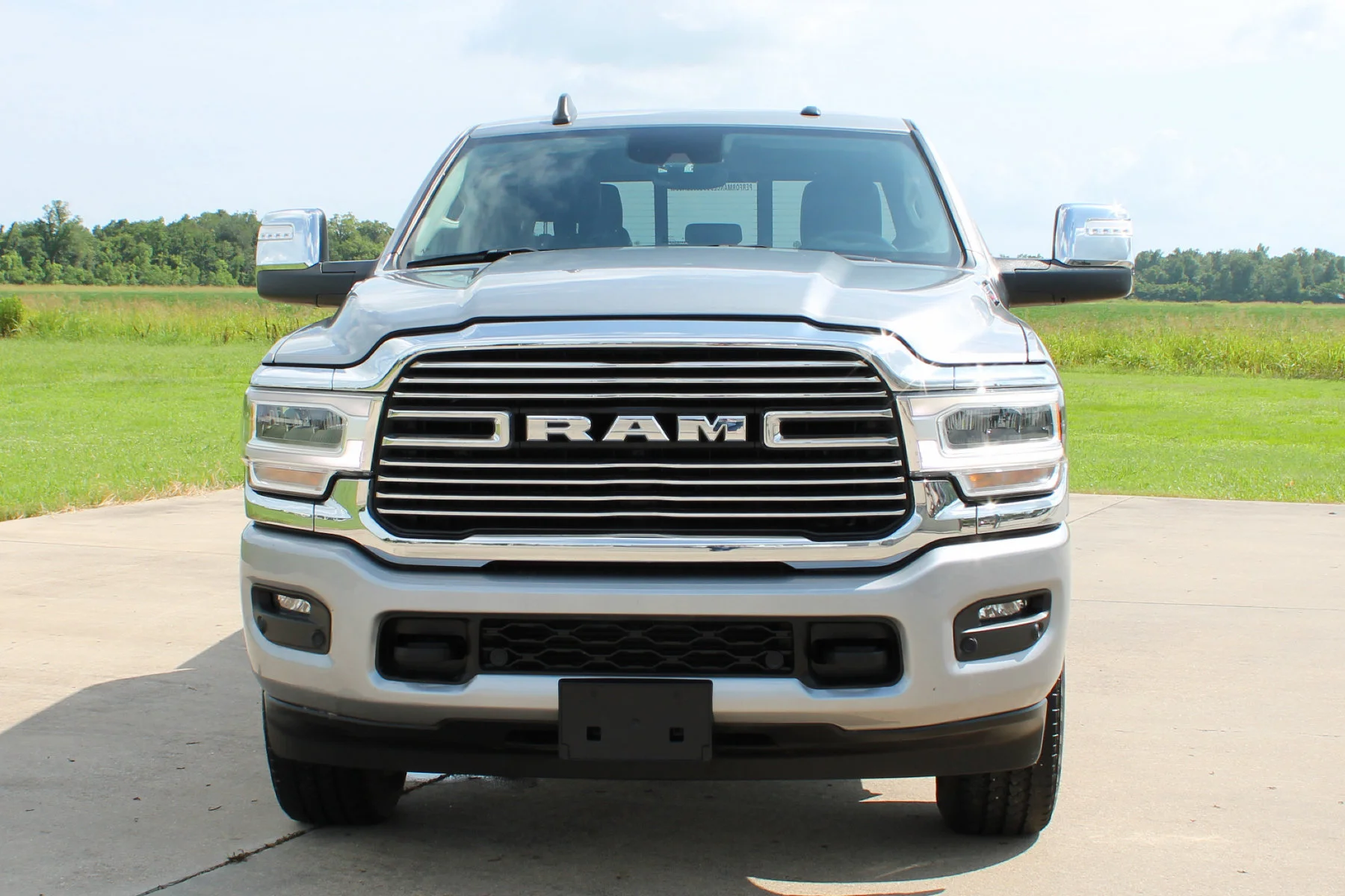 Used 2024 Billet Silver Metallic Clearcoat Ram Laramie 4x4 Crew Cab 6