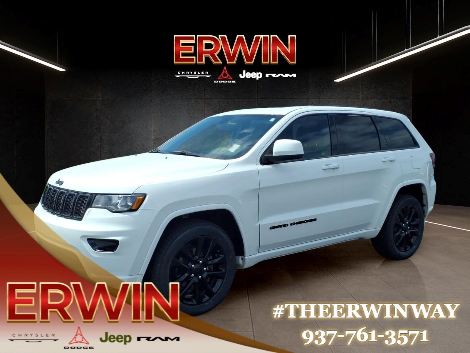 Used 2020 Bright White Clear Coat Jeep Altitude image 3