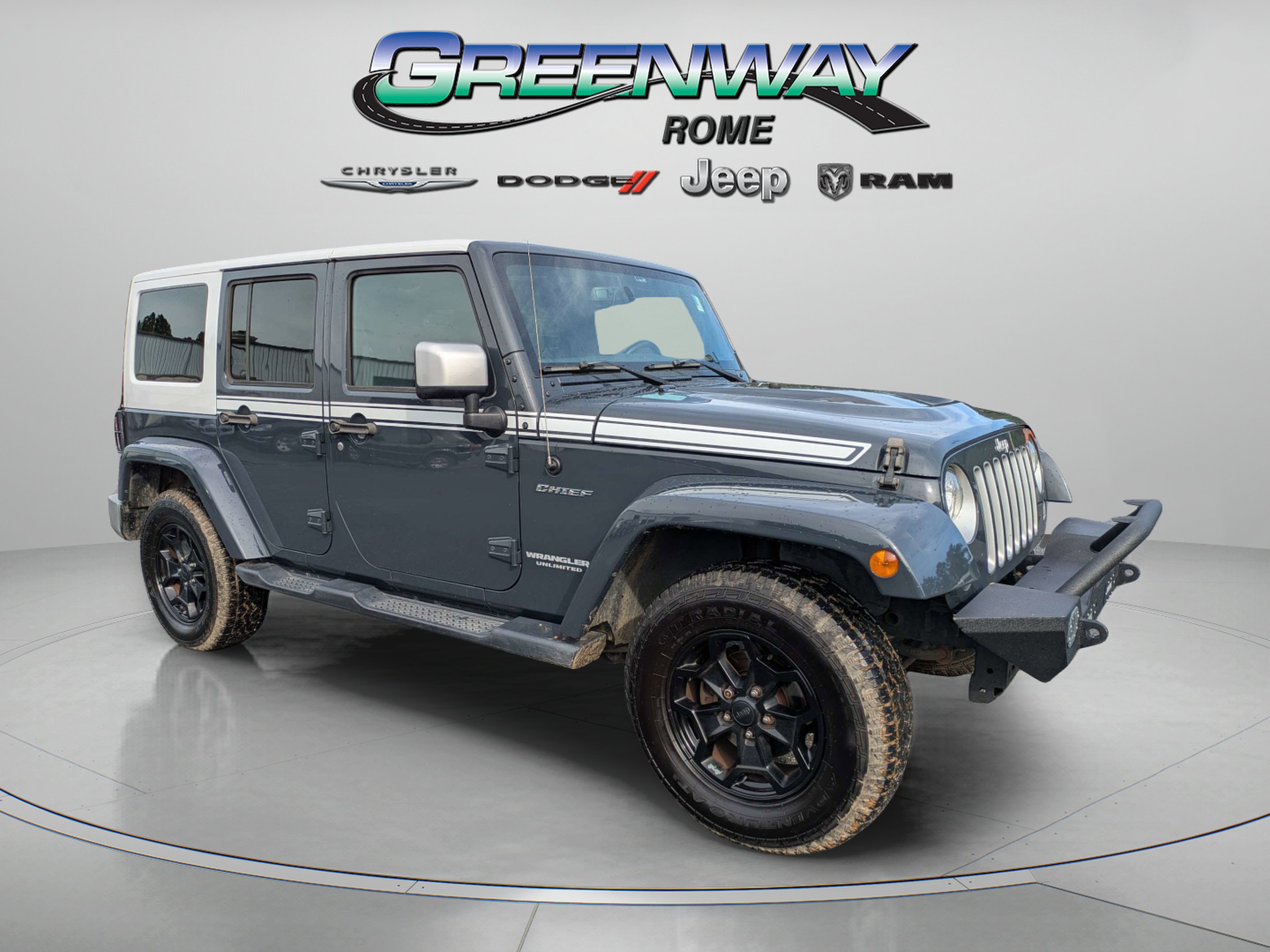 Used 2017 Rhino Clearcoat Jeep Chief Edition image 1