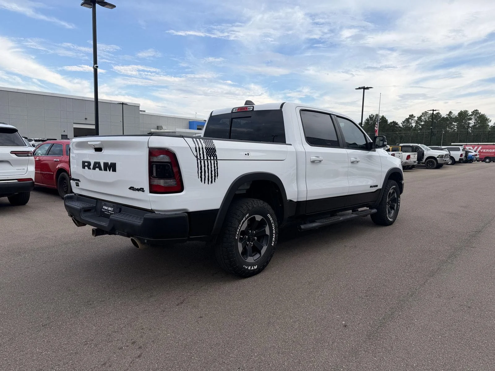 Used 2021 Bright White Clearcoat Ram Rebel image 6