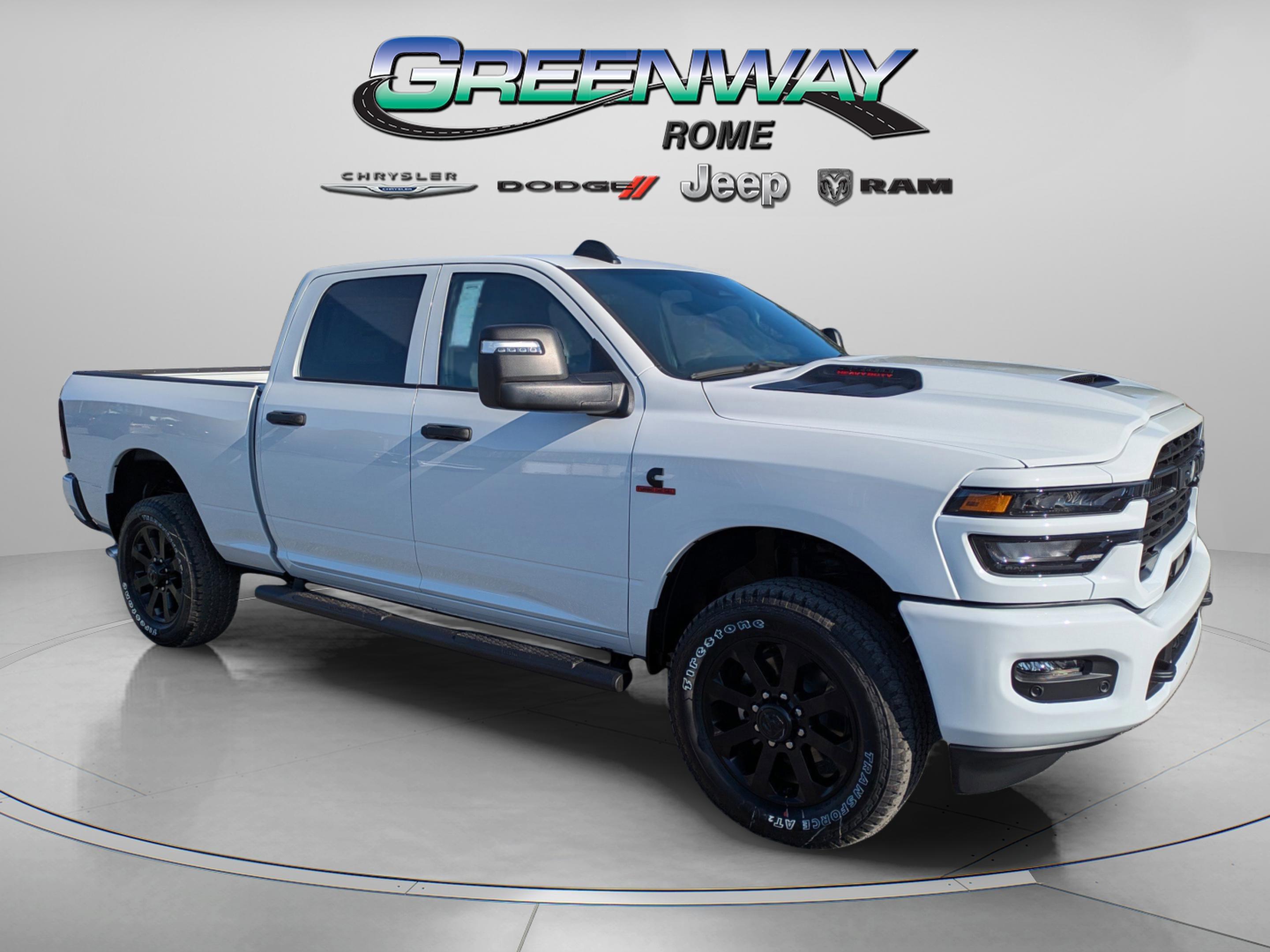 New 2026 Bright White Clearcoat Ram Black Express image 2