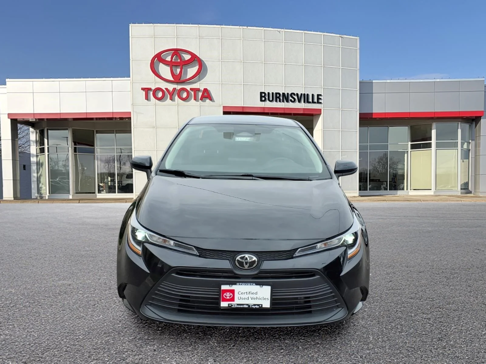 Certified Used 2025 Black Toyota LE image 9