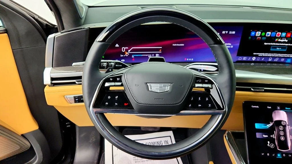 Used 2025 Black Raven Cadillac AWD 4dr Sport 2 w/ Rear Seat Entertainment image 13