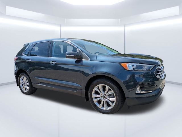 Used 2024 Blue Ford Titanium image 2