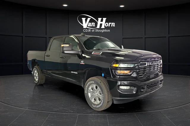New 2026 Diamond Black Crystal Pearl-Coat Exterior Paint RAM Big Horn image 1