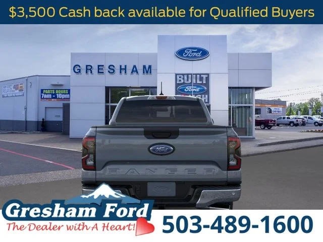 New 2025 Azure Gray Metallic Tri-coat Ford XLT image 5