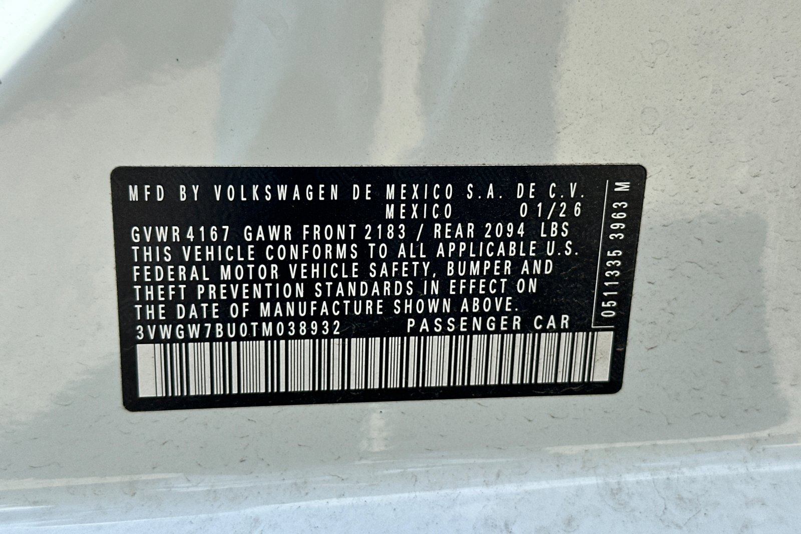 New 2026 White Volkswagen SEL image 28