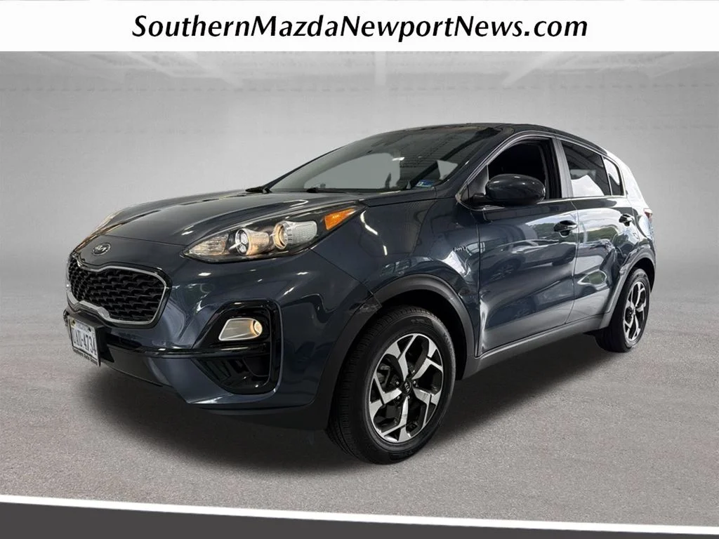 Used 2022 Blue Kia LX image 1