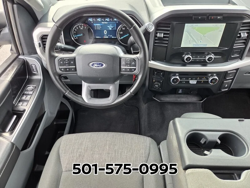 Used 2023 Oxford White FORD XLT 4WD SUPERCREW 5.5