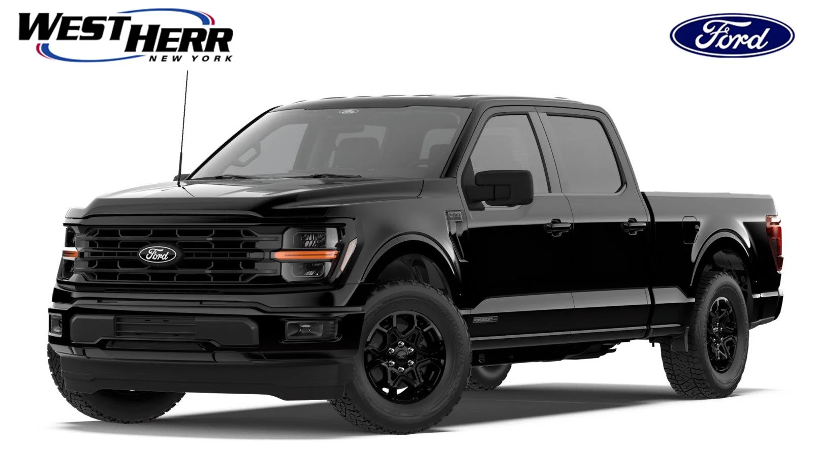 New 2026 Agate Black Metallic FORD XLT image 1