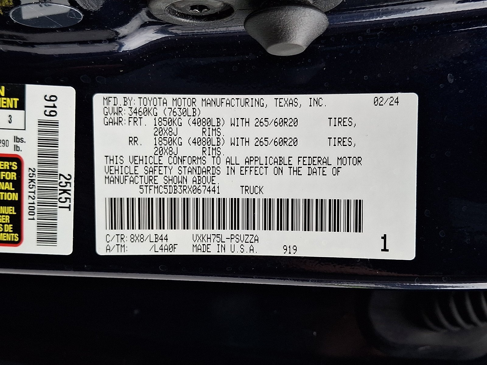 Certified Used 2024 BLUEPRINT Toyota 1794 Edition Hybrid image 27