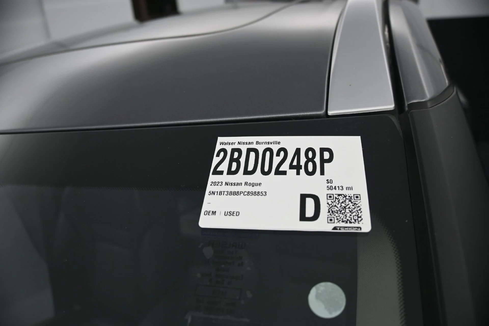 Used 2023 Gun Metallic Nissan SV image 28
