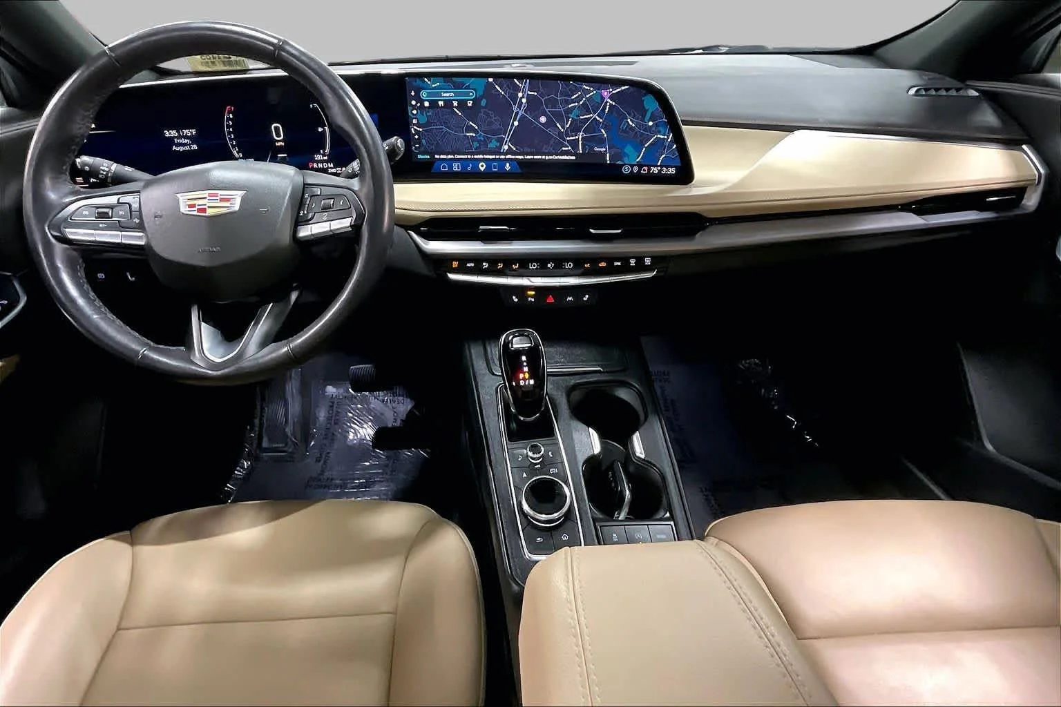 Used 2024 Crystal White Tricoat Cadillac AWD Luxury image 16