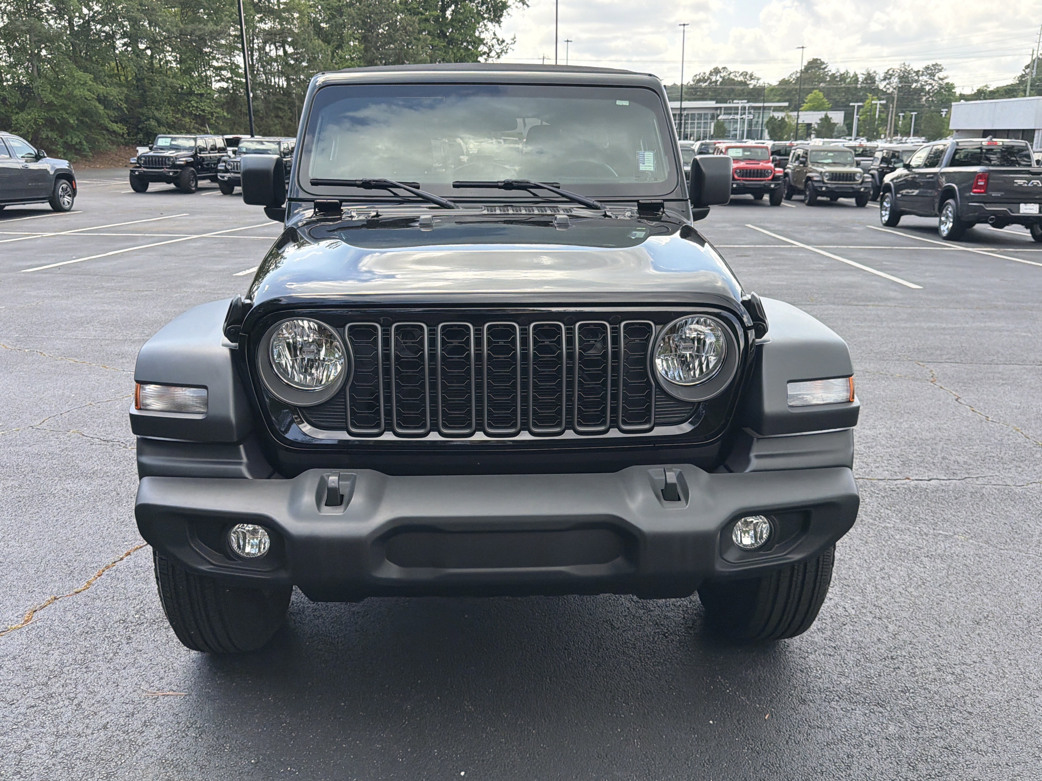 Used 2025 Black Clearcoat Jeep Sport image 2